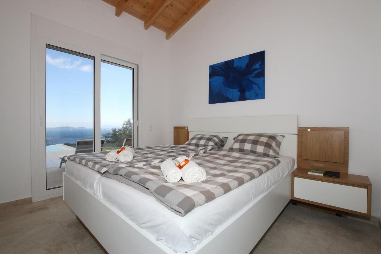 Sunset Sea View Villa 1 Agios Georgios  ภายนอก รูปภาพ